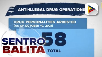 58 drug suspects, arestado sa loob ng dalawang araw