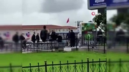 Dolmuş şoförleri arasında kürek saplı kavga