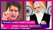 Priyanka Gandhi Targets PM Modi Over Farmer Protests, AISA Stages Protest Outside Amit Shah's Residence