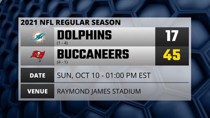 Dolphins @ Buccaneers Game Recap for SUN, OCT 10 - 01:00 PM EST