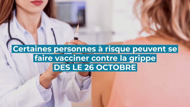 Vaccin contre la grippe : qui est prioritaire pour se faire vacciner ?