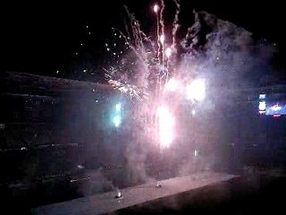 feu d'artifice au SDF