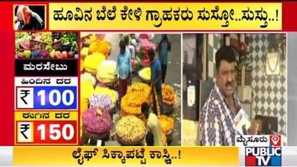 People Throng Devaraja Market In Mysuru For Festival Shopping Amid Rise In Prices