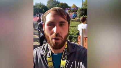 Live from the finish line at the Therme Manchester Marathon