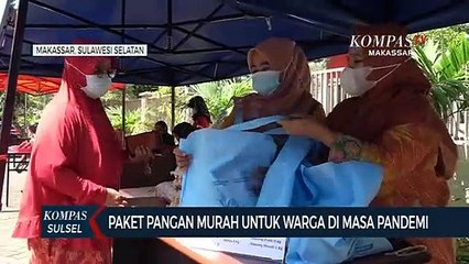 Скачать видео: Dinas Ketahanan Pangan Sulsel Sediakan Paket Pangan Murah