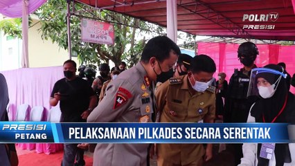 Kapolda Banten Tinjau Pengamanan TPS Pilkades di Tangerang