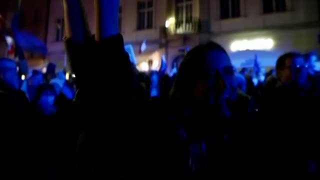 Miles de polacos defienden la pertenencia a la Unión Europea