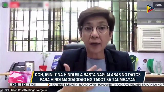 Octa Research Group, muling sumalang sa pagdinig sa Kamara; DOH, iginiit na hindi sila basta naglalabas ng datos para hindi magdagdag ng takot sa taumbayan