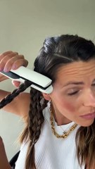 El acertado experimento de Laura Matamoros para conseguir unas ondas diferentes en su pelo