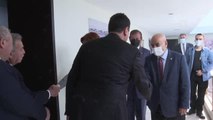 İYİ Parti Genel Başkanı Akşener, Demokrat Parti Genel Başkanı Uysal'ı ziyaret etti