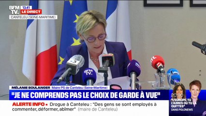 Mélanie Boulanger, maire de PS de Canteleu: "la levée de la garde à vue dès samedi (...) a démontré mon innocence"