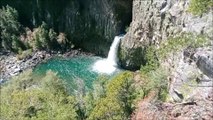7 cups waterfalls Radal Siete Tazas National Park in Chile