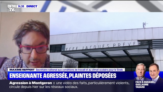 Enseignante agressée en plein cours: Ce n'est pas quelque chose d'inédit , regrette le secrétaire national aux conditions de travail et au climat scolaire pour le SNALC