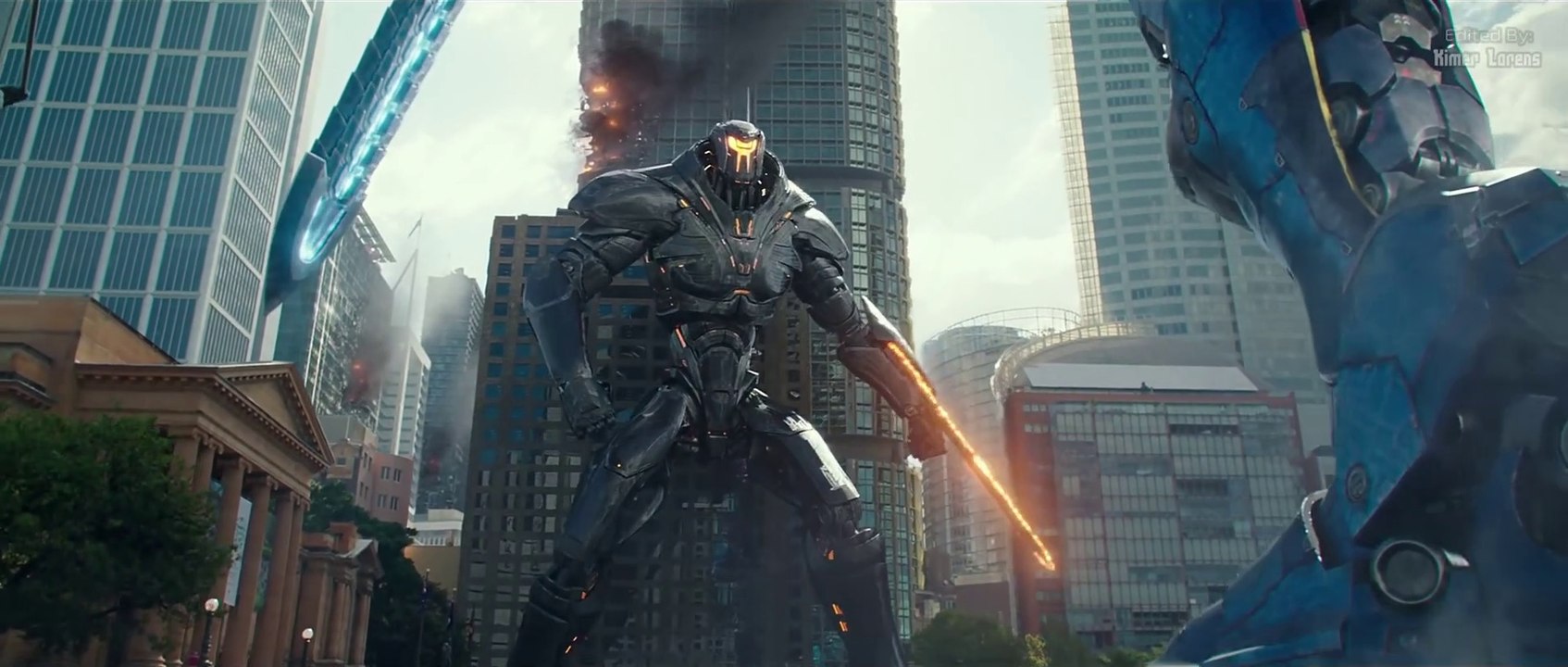 Obsidian Fury attack on Sydne - Pacific Rim_ Uprising (2018) -  (1080p)