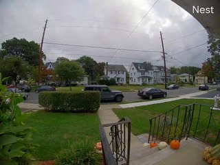 Car Flips on Quiet Street