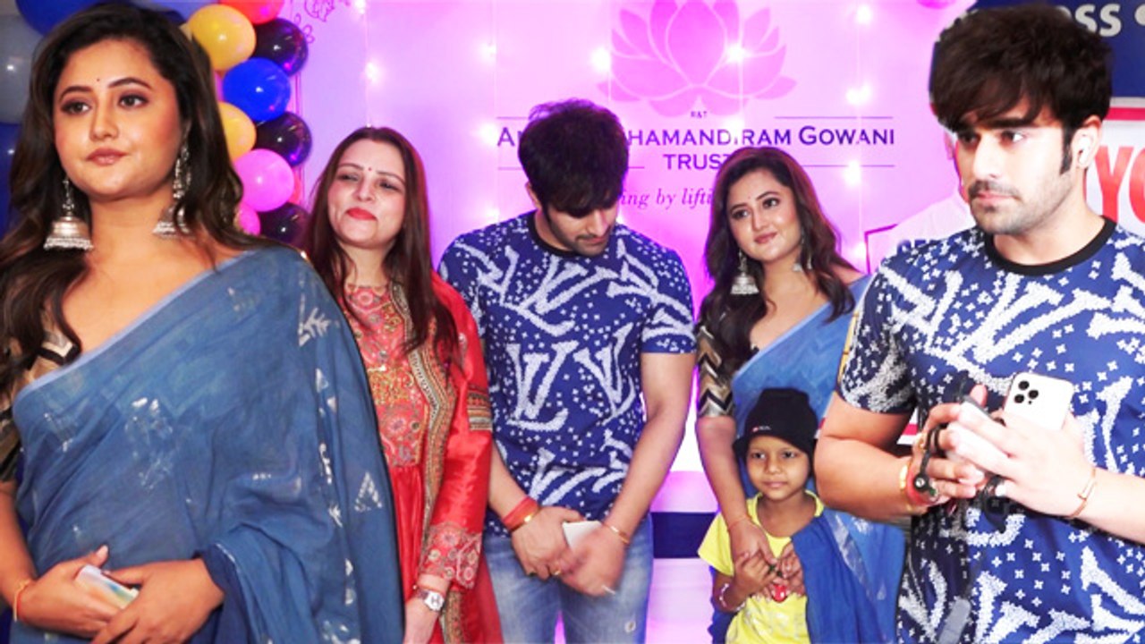 Rashami Desai & Pearl V Puri Celebrates Garba With Special Kids