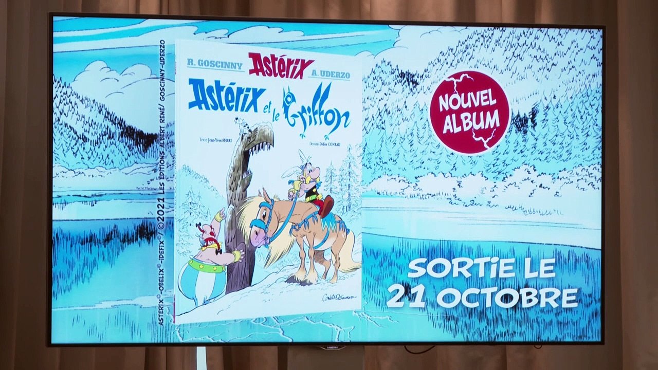 Présentation du nouvel album d'Astérix: "Astérix et le Griffon"
