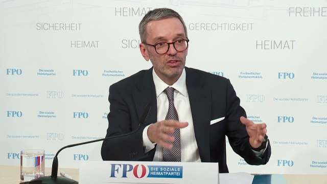 Herbert Kickl: Werden Misstrauensantrag gegen ganze Regierung stellen