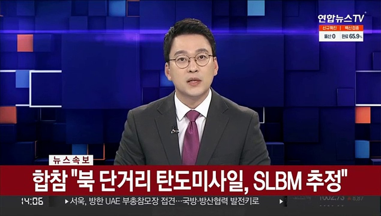 [속보] 합참 "북 단거리 탄도미사일 SLBM 추정"