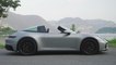 The new Porsche 911 Targa 4 GTS Design Preview in GT Silver Metallic