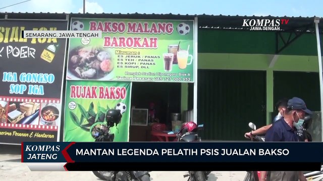 Mantan Legenda Pelatih PSIS Semarang Jualan Bakso