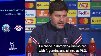 Video herunterladen: Pochettino backs Messi to 'shine' despite absence of PSG team-mates