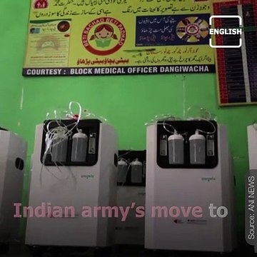 Indian Army donates Oxygen Concentrators to Health Centres