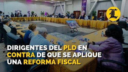 Dirigentes del PLD en contra de que se aplique una reforma fiscal