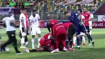 ملخص كامل مباراة مصر ضد ليبيا اليوم 3-0 وتالق محمد صلاح وجنون المعلق السعودي الاهداف كاملة عالمية