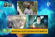 Lince: vecinos denuncian a sujeto que raya vehículos sin ningún motivo
