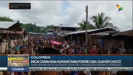 teleSUR Noticias 15:30 11-10: Inician caravana humanitaria en Colombia