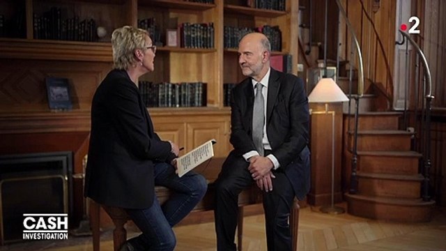 Pierre Moscovici est interrogé par Elise Lucet dans Cash Investigation sur les Pandora Papers (France 2)