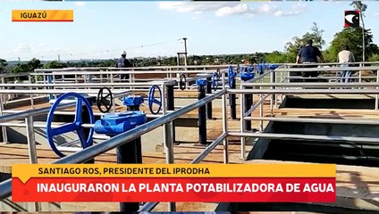 Inauguraron la planta potabilizadora de agua