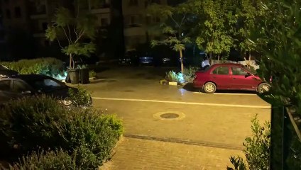 أمطار وبرق ورعد على منطقة حدائق أكتوبر بالجيزة