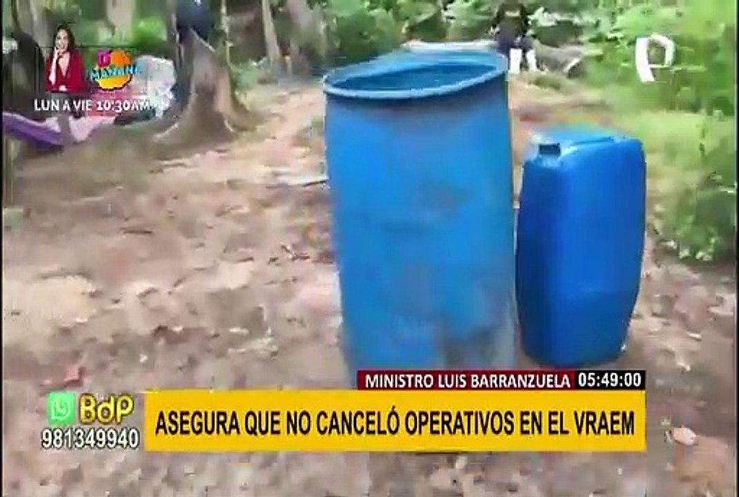 Ministro Luis Barranzuela: Operativos contra el narcotráfico no se han suspendido