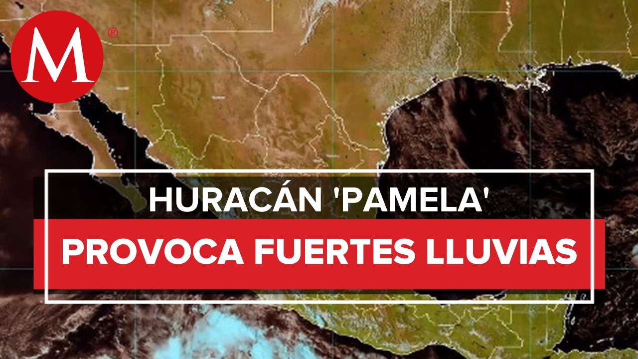 Colima se mantiene en alerta por huracán _Pamela_, se reportan fuertes lluvias