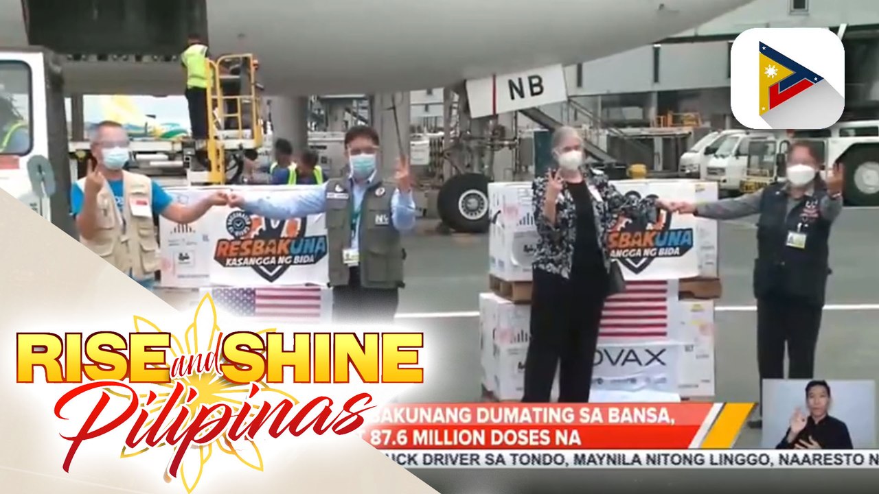 Higit 1-M doses ng Pfizer vaccines, dumating sa...