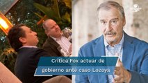 “Mientras unos cenan en restaurantes de lujo, otros cenan atole”, dice Fox por fotos de Lozoya