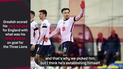 Télécharger la video: Southgate assesses Grealish improvement since Man City move