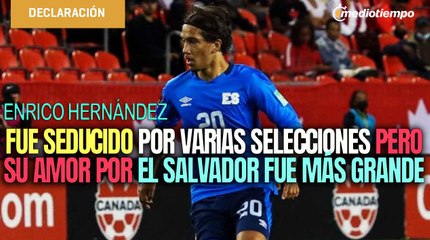 Enrico Hernández, la joven promesa de El Salvador, que es hijo y nieto de refugiados políticos