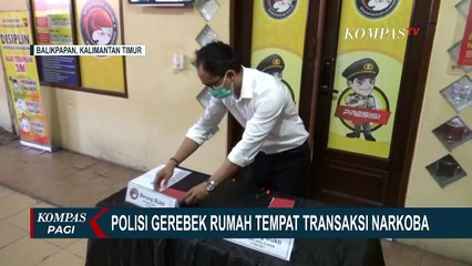 Detik-detik Polisi Gerebek Rumah Tempat Transaksi Narkoba