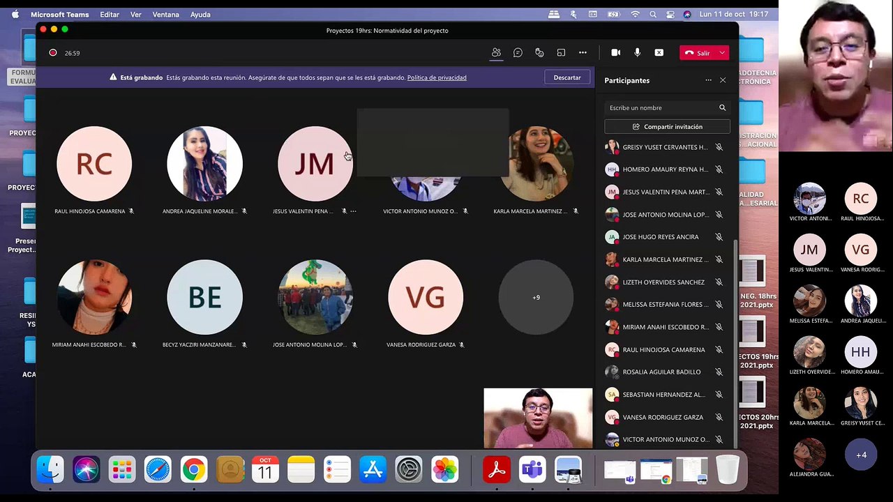 Proyectos 19hrs: Normatividad del proyecto