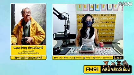 รับมือพฤติกรรมสุนัขก้าวร้าว EP.2 : FM91 คลินิกสัตว์เลี้ยง : 3 ตุลาคม 2564