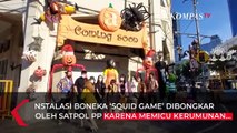 Melanggar Aturan, Replika Boneka 'Squid Game' di Surabaya Ditertibkan Satpol PP