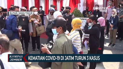 Descargar video: Kematian Covid-19 di Jatim Turun, Sehari Pernah 3 Kasus