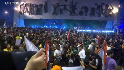 انتخابات العراق: الكتلة الصدرية في المقدمة واحتفالات أنصارها تعم ساحة التحرير في بغداد