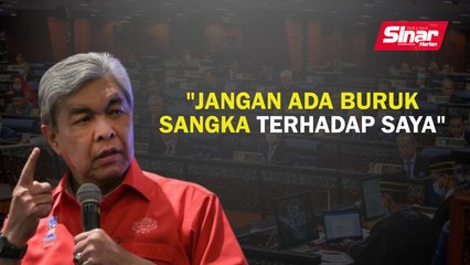 "Jangan ada buruk sangka terhadap saya"