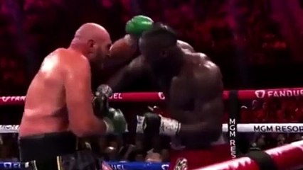 Para los que dudaban del dolor de Fury: vean lo que hace su costado al recibir el golpe