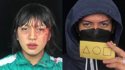 'Talented makeup artist recreates the look of Ali Abdul from Squid Game'