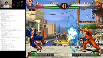 (PS2) King of Fighters '98 UM - 19 - Edit Team 4 - EX Billy Kane, EX Ryuji Yamazaki, EX Geese Howard